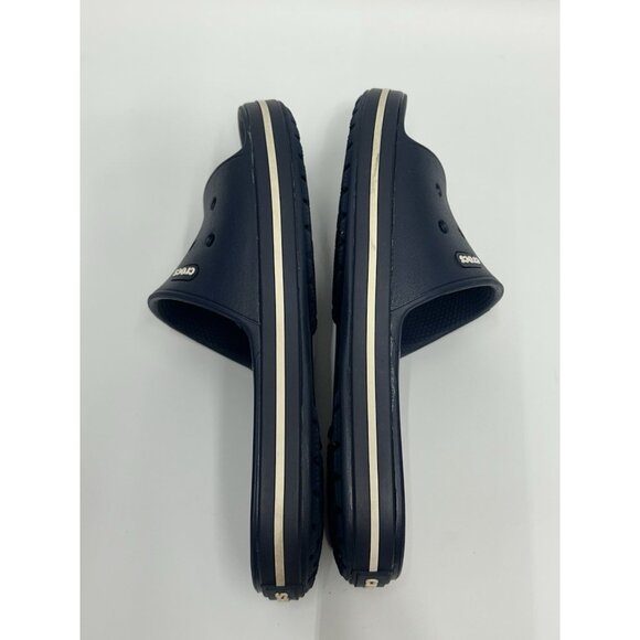 Crocs Crocband III Slide Sandals 205733 Women’s 9 Men’s 7 Navy Blue Slip On - Picture 7 of 9